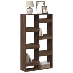 Berkfield Home Classic Bookcase Brown Oak 100x33x175 cm Engineered Wood - Size: 100 x 33 x 175 cm - thumbnail 2