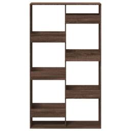 Berkfield Home Classic Bookcase Brown Oak 100x33x175 cm Engineered Wood - Size: 100 x 33 x 175 cm - thumbnail 4
