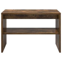 Berkfield Home TV Cabinet Smoked Oak 60x40x40 cm Engineered Wood in Brown - Size: 60 x 40 x 40 cm - thumbnail 5