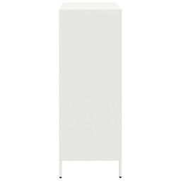 Berkfield Home Highboard¬†White 68x39x103.5 cm Steel in White - thumbnail 6