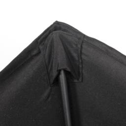 OUTSUNNY 2m Parasol Patio Umbrella, Outdoor Sun Shade with 6 Ribs in Black - thumbnail 8