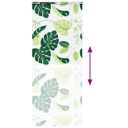 Berkfield Home Shower Roller Blind with Cassette 110x240 cm Fabric Width 106 cm in Green - thumbnail 5