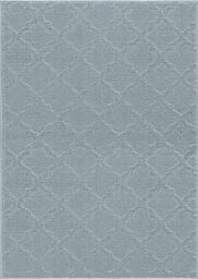 Desire Rugs Ivy Anti-Slip Trellis Design Doormat - Machine Washable for Easy Care in Silver - Size: 60 cm x 110 cm - thumbnail 2