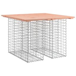 Berkfield Home Garden Bench Gabion Design 100x102x72 cm Solid Wood Douglas in Brown - Size: 100 x 102 x 72 cm