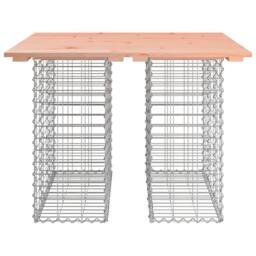 Berkfield Home Garden Bench Gabion Design 100x102x72 cm Solid Wood Douglas in Brown - Size: 100 x 102 x 72 cm - thumbnail 5