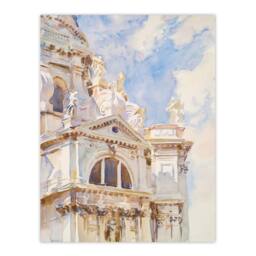 Artery8 John Sargent Framed Wall Art La Salute Church Venice Watercolour - Size: A4 - thumbnail 3