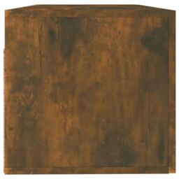 Berkfield Home Wall Cabinet Smoked Oak 100x36.5x35 cm Engineered Wood in Brown - thumbnail 6