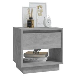 Berkfield Home Bedside Cabinets 2 pcs Concrete Grey 45x34x44 cm Engineered Wood - Size: 45 x 34 x 44 cm - thumbnail 4