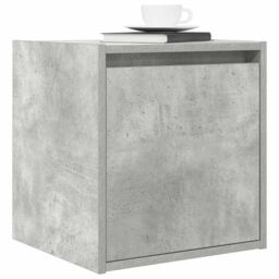 Berkfield Home Wall-Mounted Bedside Cabinets 2 pcs Concrete Grey 38x34x40 cm - Size: 38 x 34 x 40 cm - thumbnail 4