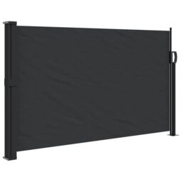 Berkfield Home Retractable Side Awning Black 117x300 cm - thumbnail 2