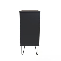 Ready Assembled 2 U Fuji 4 Drawer Chest (Ready Assembled) in Dark Grey - thumbnail 2