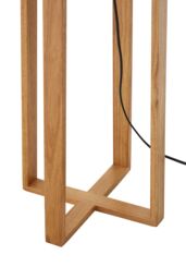 Orsina Lea Wooden Floor Lamp in Brown - thumbnail 4