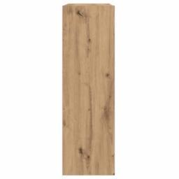 Berkfield Home Classic Book Cabinet/Sideboard Artisan Oak 66x30x98 cm Engineered Wood in Brown - Size: 66 x 30 x 98 cm - thumbnail 6