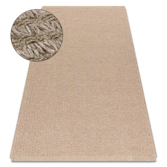 RugsX Jute Rug in Beige - Size: 200 cm x 290 cm - image 1
