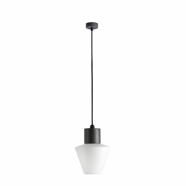 Netlighting Mistu Outdoor Pendant Ceiling Light Dark Grey 1x E27 IP44 - image 1