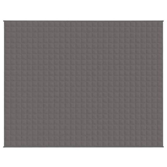 Berkfield Home Soft Weighted Blanket Grey 235x290 cm 15 kg Fabric - image 1