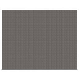 Berkfield Home Soft Weighted Blanket Grey 235x290 cm 15 kg Fabric - thumbnail 1
