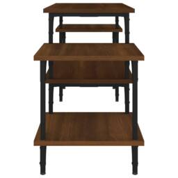 Berkfield Home TV Cabinet Brown Oak 117x35x52 cm Engineered Wood - Size: 117 x 35 x 52 cm - thumbnail 6
