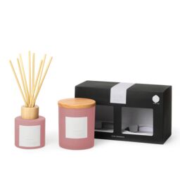 Aroma Naturals Frosted Decadence Candle & Diffuser Gift Set - Pink Cherry & Vanilla - Size: Medium - thumbnail 2