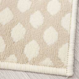runrug Hallway Carpet Runner Rug - Soft & Comfy, 9mm - 'Honeycomb' in Beige - Size: 60 cm x 150 cm - thumbnail 2