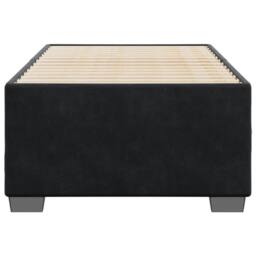 Berkfield Home Bed Frame without Mattress Black 90x190 cm Single Velvet - thumbnail 4
