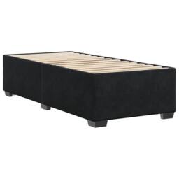 Berkfield Home Bed Frame without Mattress Black 90x190 cm Single Velvet - thumbnail 3
