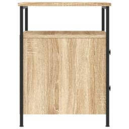 Berkfield Home Bedside Cabinets 2 pcs Sonoma Oak 44x45x60 cm Engineered Wood in Brown - Size: 44 x 45 x 60 cm - thumbnail 8