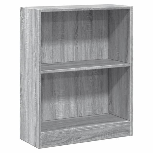 Berkfield Home Bookshelf Grey Sonoma 60x24x74.5 cm Engineered Wood - image 1