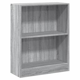 Berkfield Home Bookshelf Grey Sonoma 60x24x74.5 cm Engineered Wood - thumbnail 1