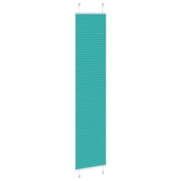Berkfield Home Pleated Blind Petrol Green 45x200 cm Fabric Width 44.4 cm Polyester in Teal - thumbnail 4