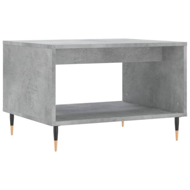 Berkfield Home Coffee Table Concrete Grey 60x50x40 cm Engineered Wood - Size: 60 x 50 x 40 cm - image 1
