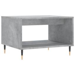 Berkfield Home Coffee Table Concrete Grey 60x50x40 cm Engineered Wood - Size: 60 x 50 x 40 cm - thumbnail 6