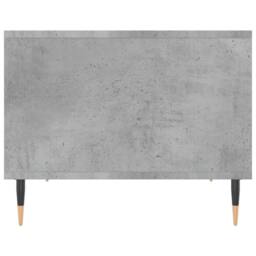 Berkfield Home Coffee Table Concrete Grey 60x50x40 cm Engineered Wood - Size: 60 x 50 x 40 cm - thumbnail 5