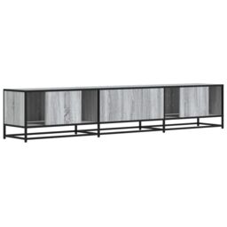 Berkfield Home TV Cabinet Grey Sonoma 210x35x41 cm Engineered Wood - Size: 210 x 35 x 41 cm - thumbnail 6