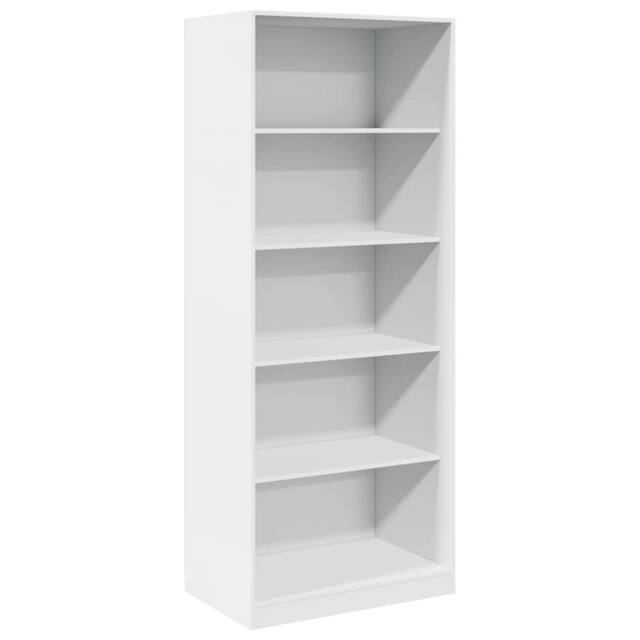 Berkfield Home Wardrobe White 80x50x200 cm Engineered Wood - Size: 80 x 50 x 200 cm - image 1