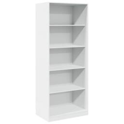 Berkfield Home Wardrobe White 80x50x200 cm Engineered Wood - Size: 80 x 50 x 200 cm - thumbnail 1