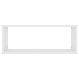 Berkfield Home Wall Cube Shelf 4 pcs White 60x15x23 cm Engineered Wood - Size: 60 x 15 x 23 cm - thumbnail 5