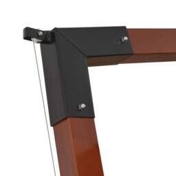 Berkfield Home Elegant Cantilever Umbrella with Wooden Pole 400x300 cm Taupe in Beige - thumbnail 6