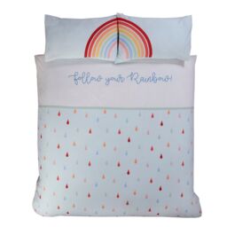 Rapport Home Follow Your Rainbow Polycotton Duvet Cover with Pillowcase - Size: Double - thumbnail 3