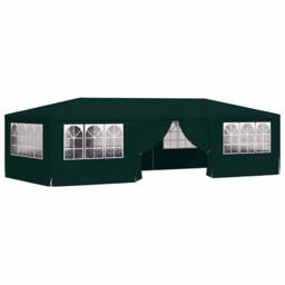 Berkfield Home Professional Party Tent with Side Walls 4x9 m Green 90 g/m? - thumbnail 3