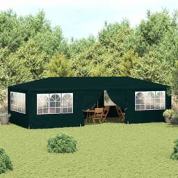 Berkfield Home Professional Party Tent with Side Walls 4x9 m Green 90 g/m? - thumbnail 2