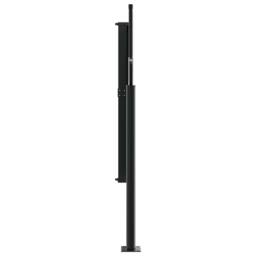Berkfield Home Retractable Side Awning White 120x600 cm - thumbnail 4