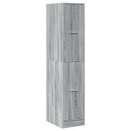 Berkfield Home Apothecary Cabinet Grey Sonoma 30x41x144.5 cm Engineered Wood - thumbnail 3