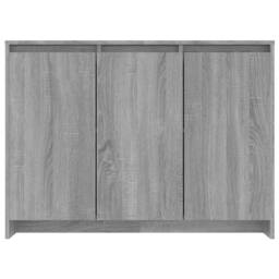 Berkfield Home Sideboard Grey Sonoma 102x33x75 cm Engineered Wood - Size: 102 x 33 x 75 cm - thumbnail 6