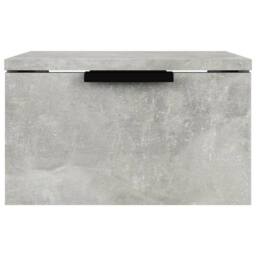 Berkfield Home Wall-mounted Bedside Cabinet Concrete Grey 34x30x20 cm - Size: 34 x 30 x 20 cm - thumbnail 3