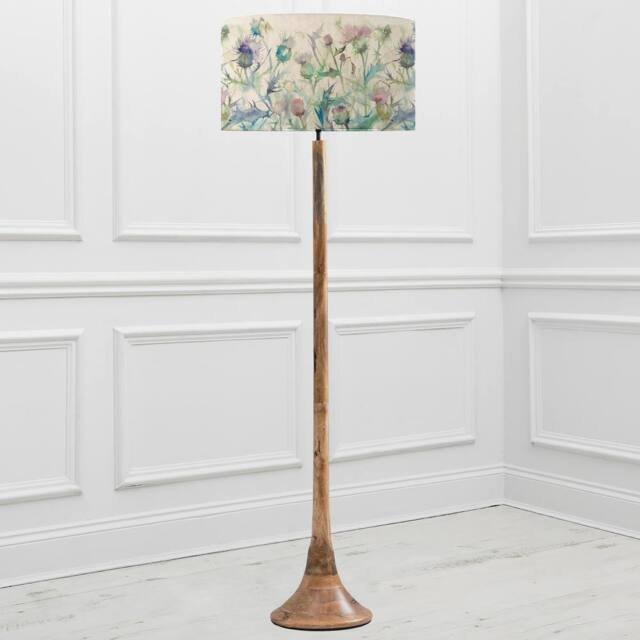 Voyage Maison Kinross Floor Lamp With Cirsium Eva Lampshade in Mauve - image 1