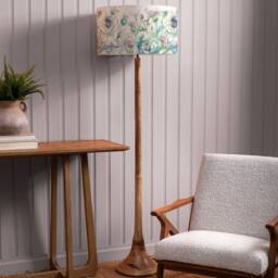 Voyage Maison Kinross Floor Lamp With Cirsium Eva Lampshade in Mauve - thumbnail 2