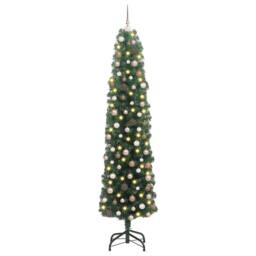 Berkfield Home Artificial Christmas Tree with 300 LEDs with Stand Green 180 cm - thumbnail 2