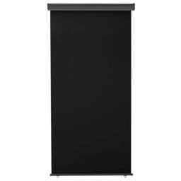 Berkfield Home Stylish Balcony Side Awning 125x250 cm Black - thumbnail 3