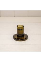KDMD Olive Green Smooth Small Candle Holder - thumbnail 2